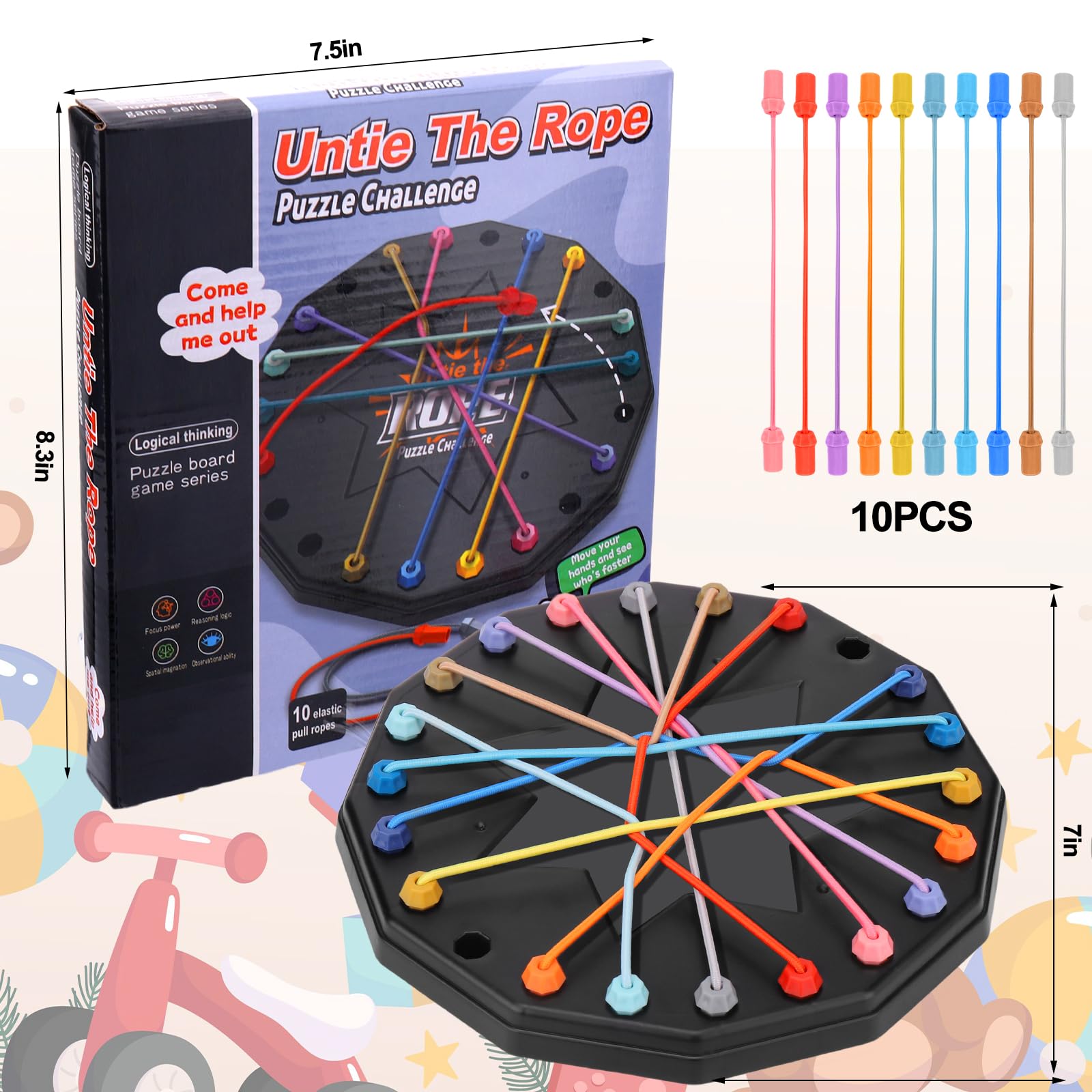Kids Untie The Rope Board Game - Party Games Kids Indoor ulasan dan harga