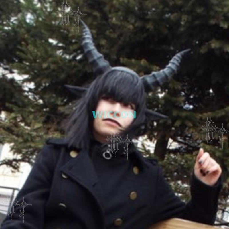 Black Devil Horn and Ears Head - Party Games Stream ulasan dan harga
