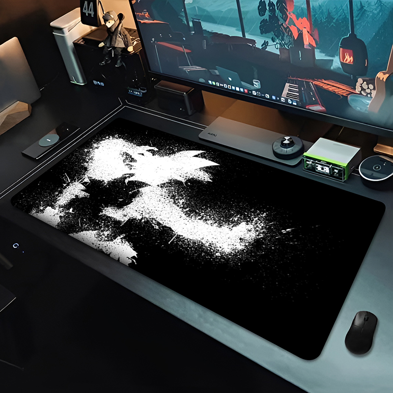 DBZ Black Anime Mouse Pad Drag - Party Games Pc ulasan dan harga