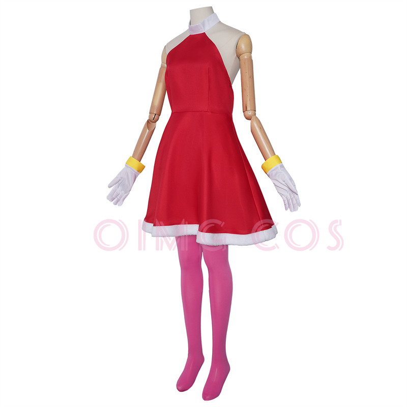 Amy Rose Cosplay Costume Adult - Party Games Young Adults ulasan dan harga