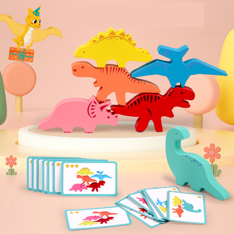 Wooden Balance Blocks Toys For - Party Games Kids Indoor ulasan dan harga