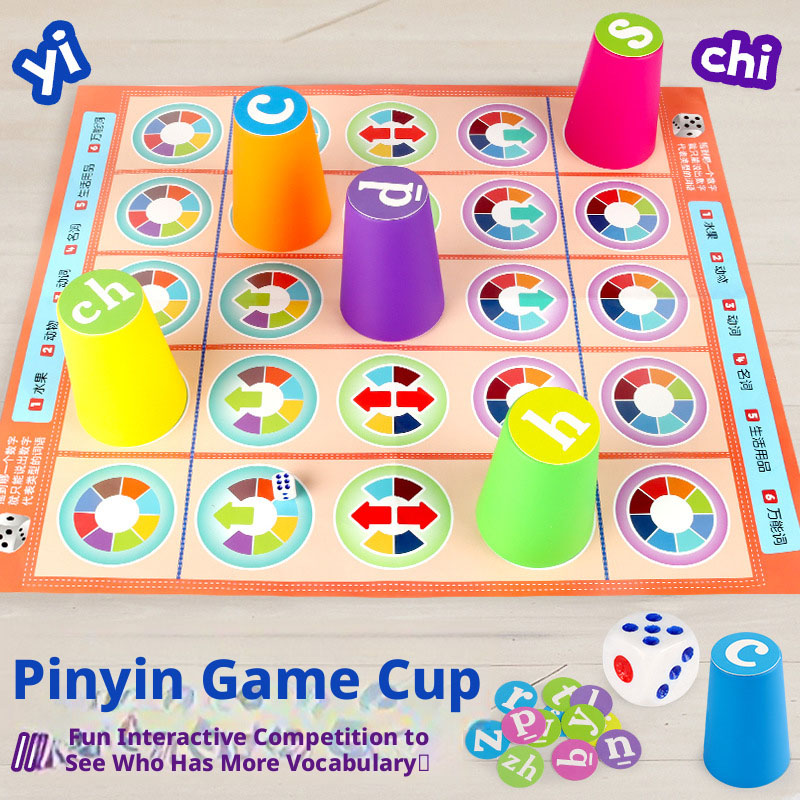 Hot Kids Chinese Pinyin Matchi - Party Games Kids Indoor ulasan dan harga