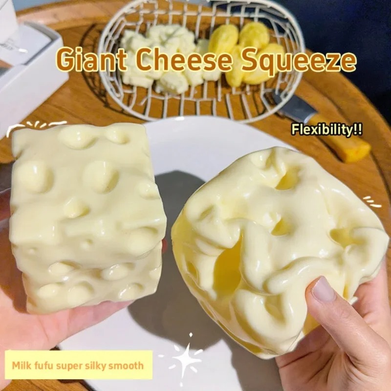 Taba Squishy Cheese Cube Stres - Party Games Young Adults ulasan dan harga