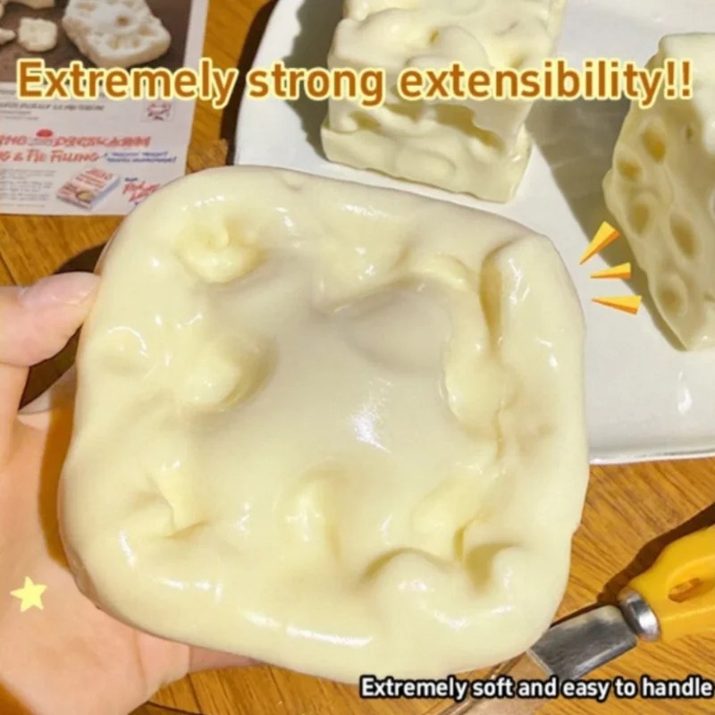 Taba Squishy Cheese Cube Stres - Party Games Young Adults ulasan dan harga