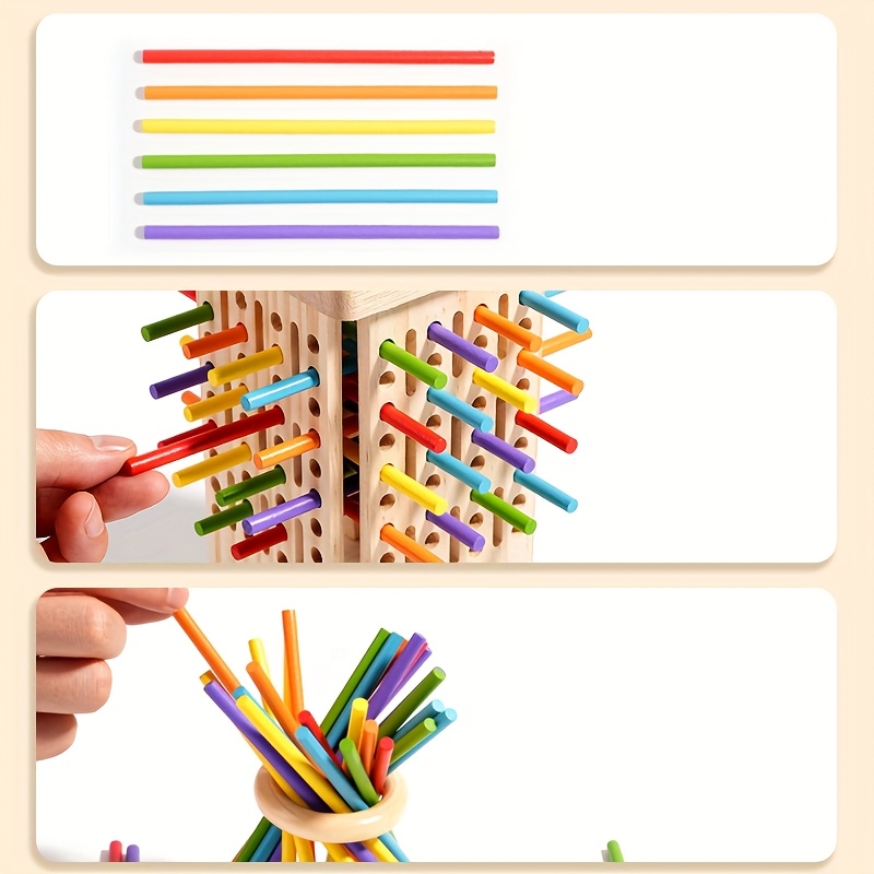 Montessori Wooden Board Game C - Party Games Kids Indoor ulasan dan harga