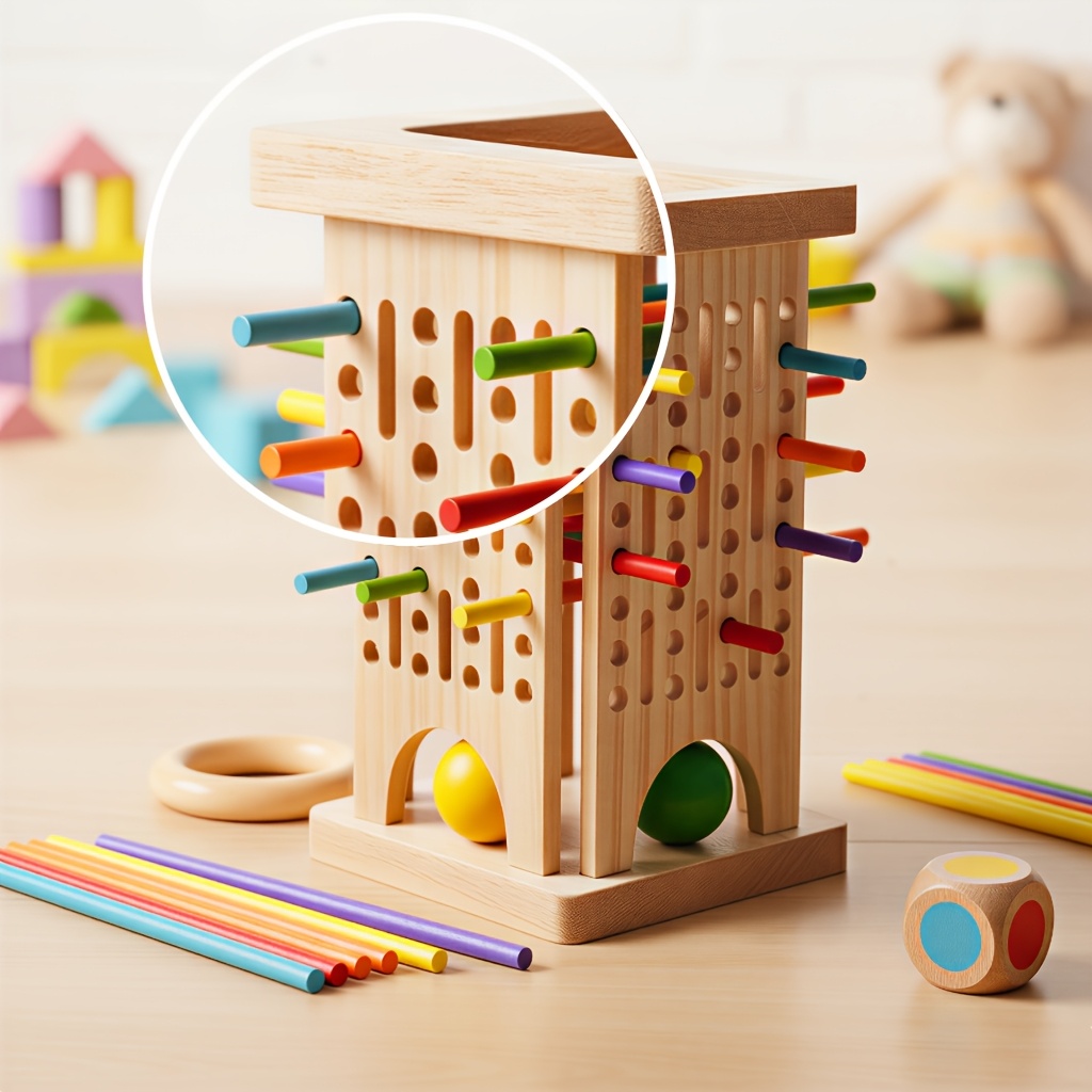 Montessori Wooden Board Game C - Party Games Kids Indoor ulasan dan harga
