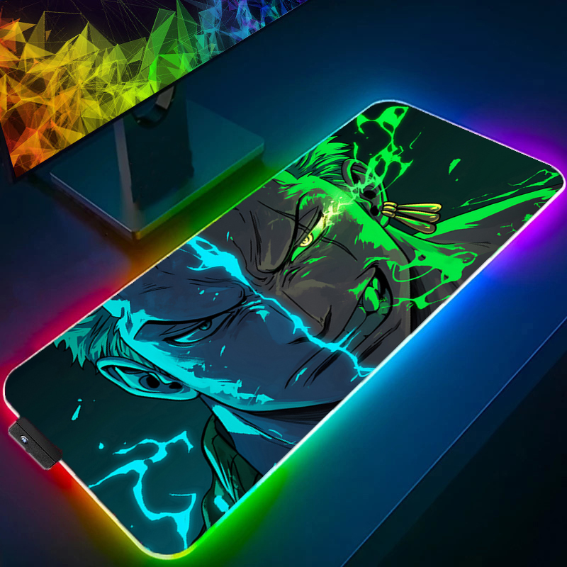 ONE PIECE Zoro Mouse Pad RGB G - Party Games Pc ulasan dan harga