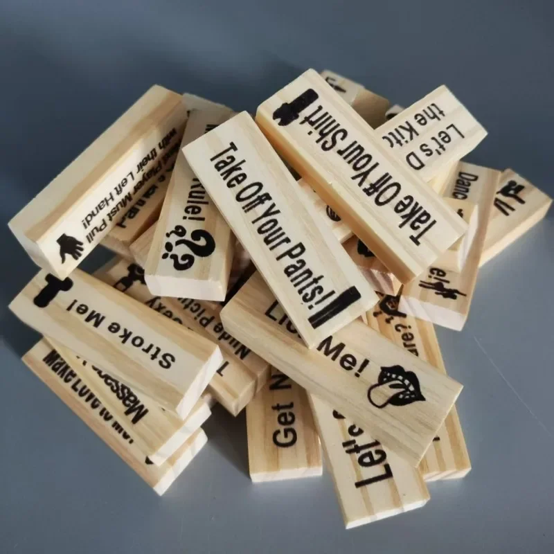 48PCS Block Tower Game Couple  - Party Games Couple ulasan dan harga