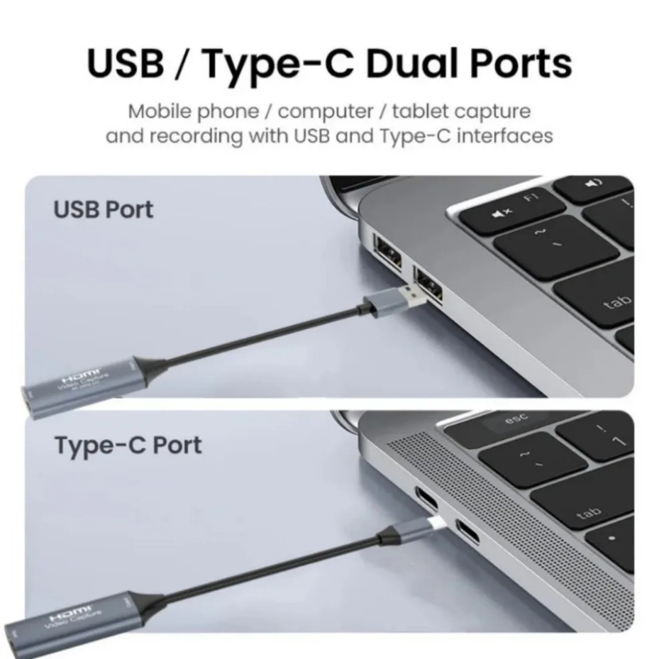 USB-C 2.0/3.0 HDMI Video Captu - Party Games Pc ulasan dan harga
