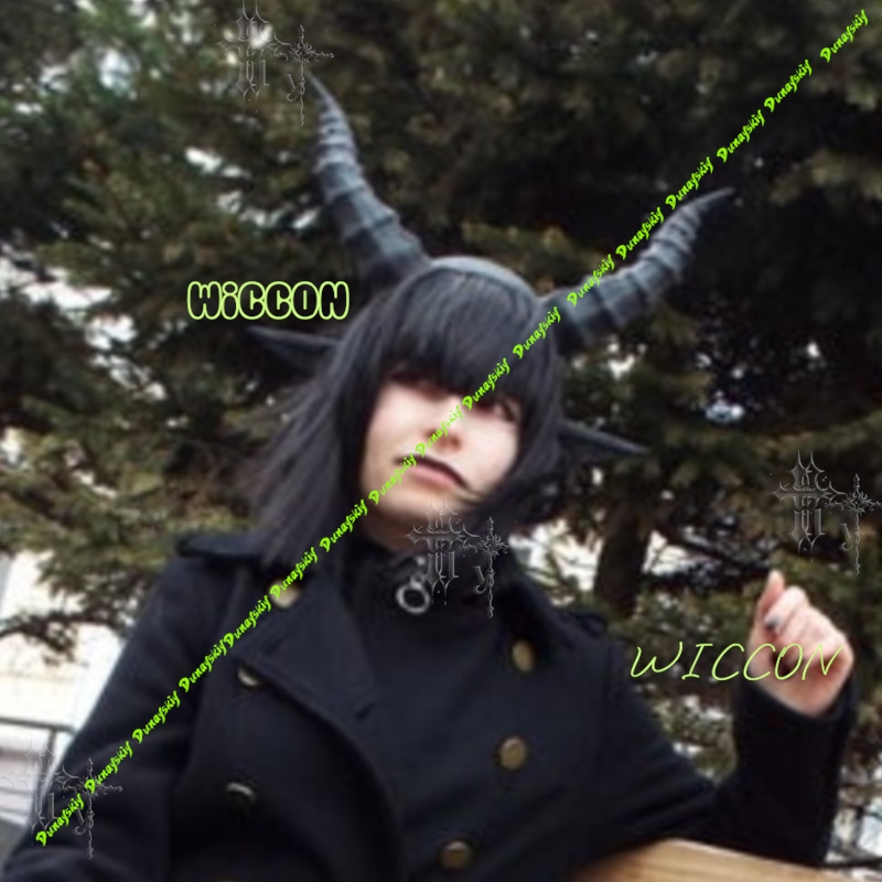 Anime Demon Cosplay Headpiece  - Party Games Stream ulasan dan harga