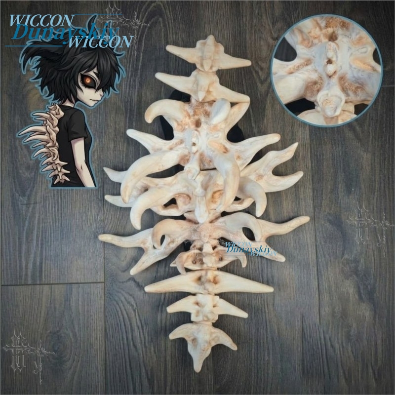Bone Demon Back Spine Prop Art - Party Games Stream ulasan dan harga