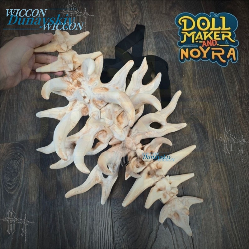 Bone Demon Back Spine Prop Art - Party Games Stream ulasan dan harga
