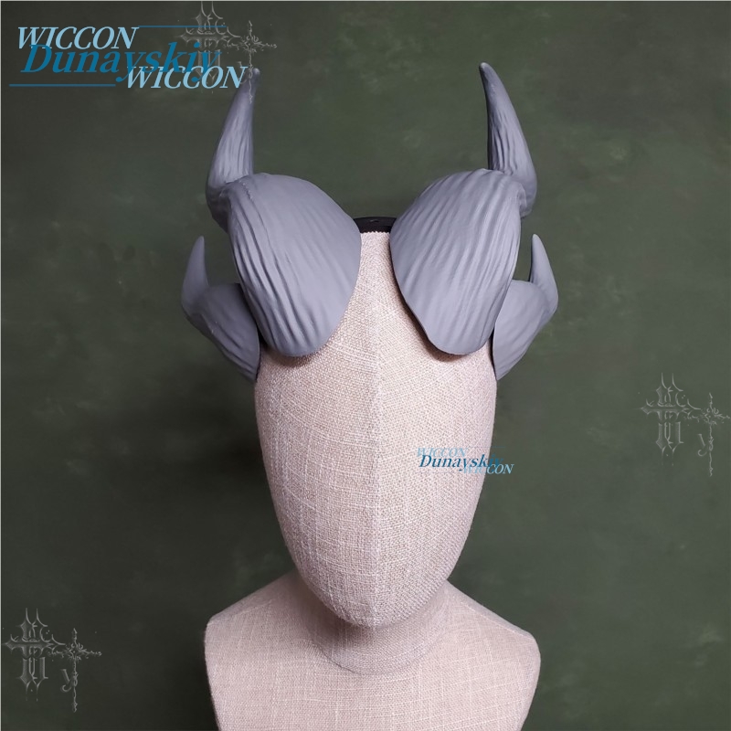 Curved Four Horned Demon Headb - Party Games Stream ulasan dan harga