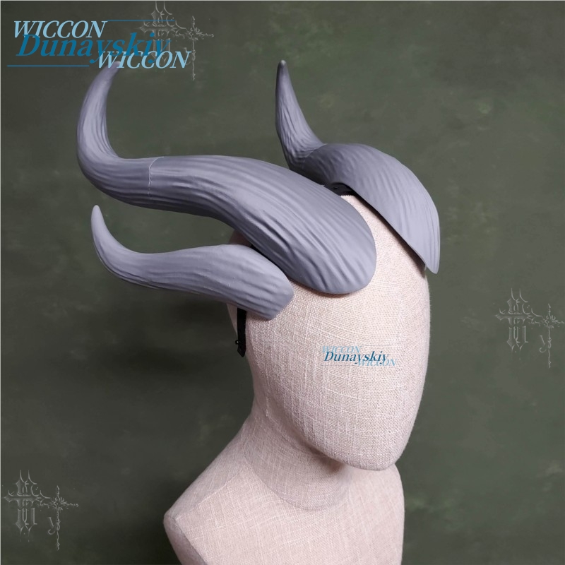 Curved Four Horned Demon Headb - Party Games Stream ulasan dan harga