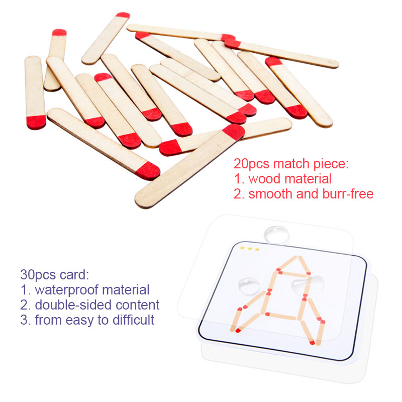 Montessori Matches Puzzles Gam - Party Games Kids Indoor ulasan dan harga