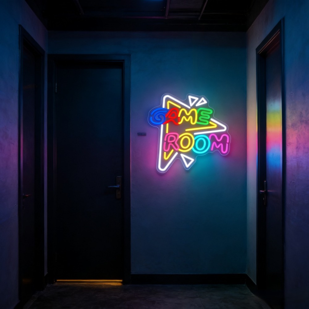 GAME ROOM LED Neon Sign Dimmab - Party Games Stream ulasan dan harga