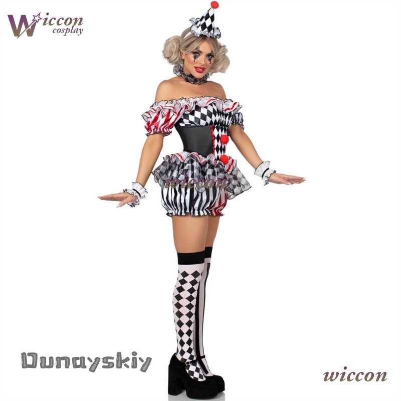 Women Clown Cosplay Costume Ci - Party Games Online Free ulasan dan harga