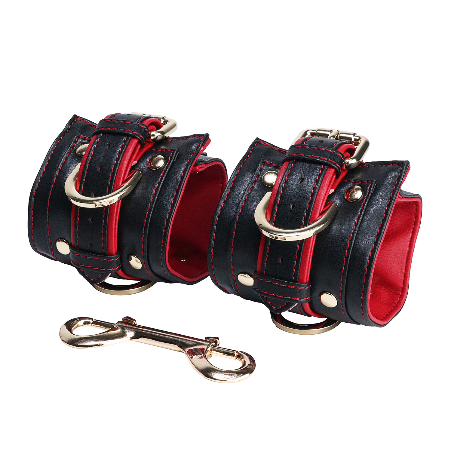 Padded Leather Handcuffs Ankle - Party Games Couple ulasan dan harga