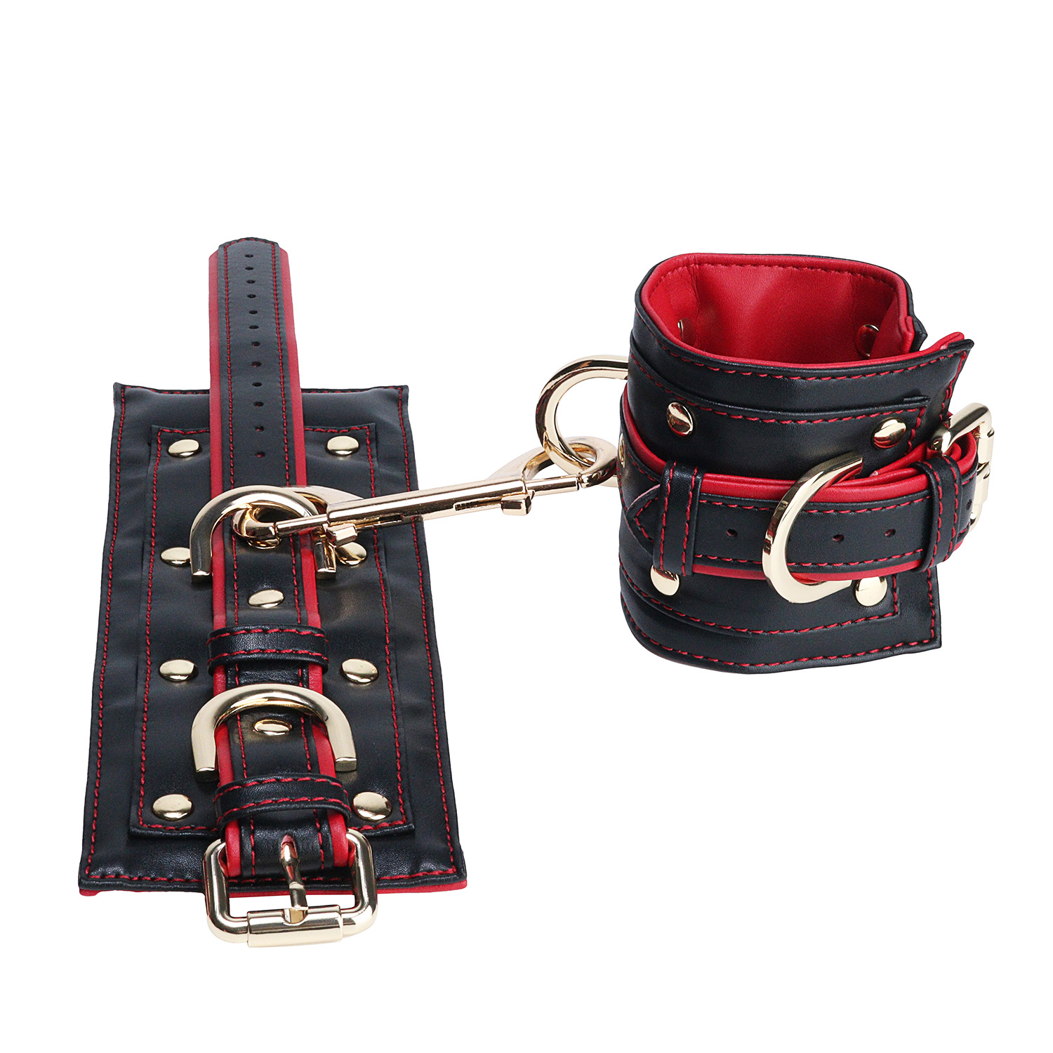 Padded Leather Handcuffs Ankle - Party Games Couple ulasan dan harga