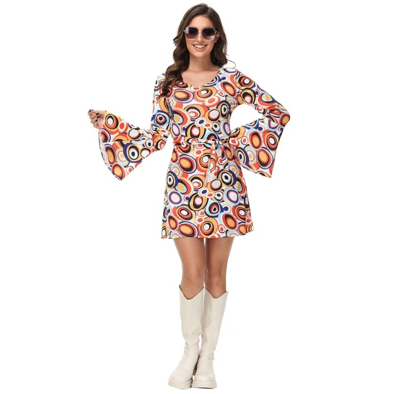 Men Women Retro 70s 80s Hippie - Party Games Couple ulasan dan harga