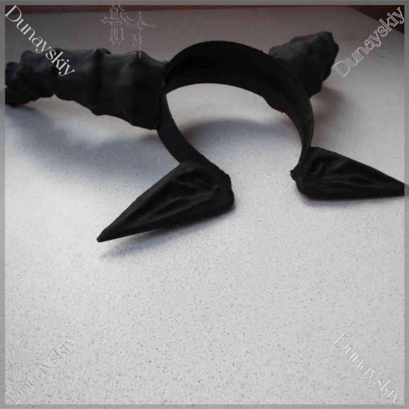 Black Devil Horn And Ears Head - Party Games Stream ulasan dan harga