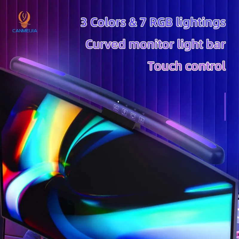Curved LED Monitor Light Bar U - Party Games Pc ulasan dan harga