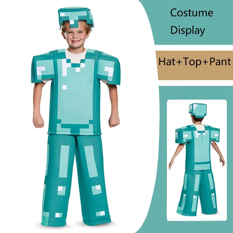 NEW Kids Cosplay Diamond Armor - Party Games Kids ulasan dan harga