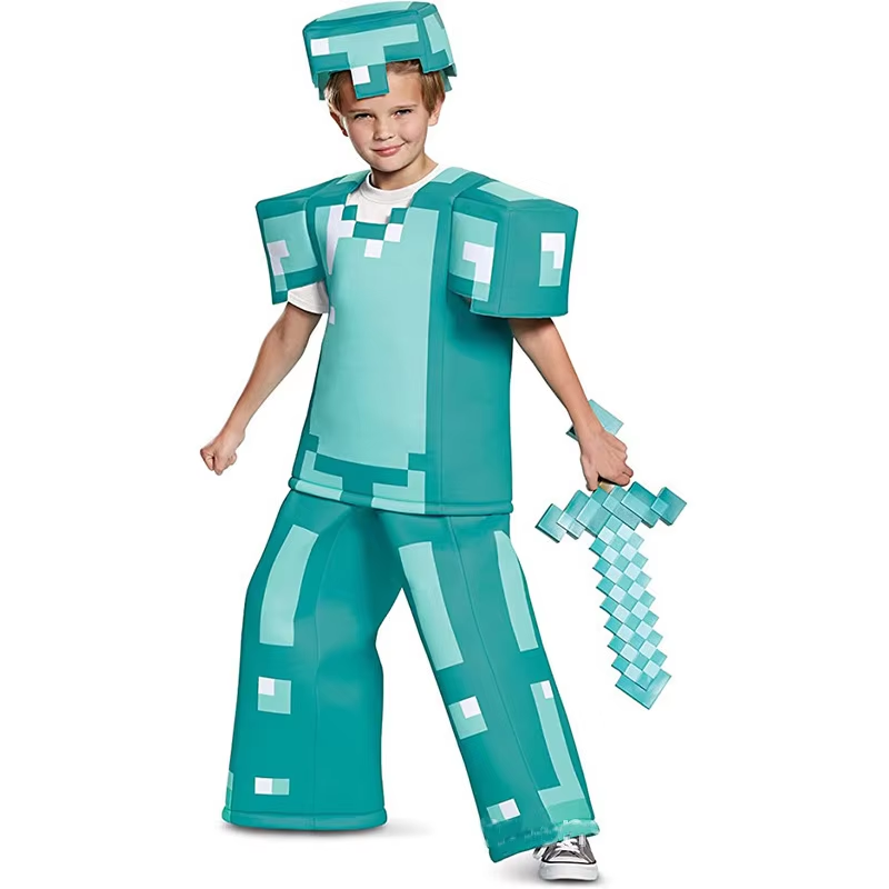 NEW Kids Cosplay Diamond Armor - Party Games Kids ulasan dan harga