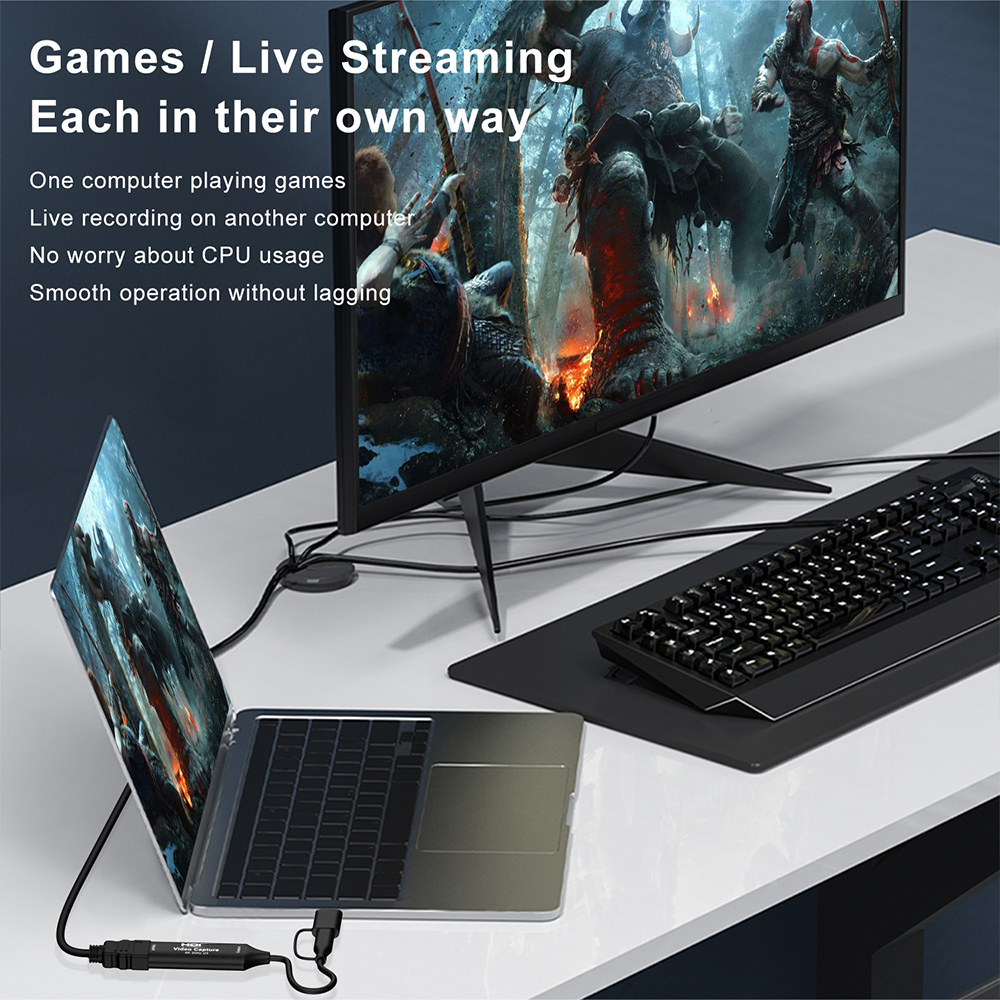 4K HDMI-compatible USB Video C - Party Games Pc ulasan dan harga